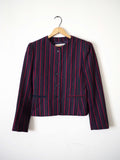 Vintage Peabody House Wool Blend Striped Blazer- Women’s 5/6