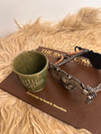 Handmade Basketweave Coffee Mug