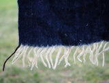Woven Indigo Wool Blanket