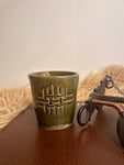 Handmade Basketweave Coffee Mug