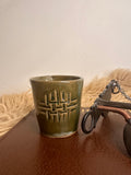 Handmade Basketweave Coffee Mug