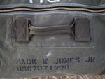 Rugged XL Army Duffel – Upcycled Canvas & Leather Gear Bag