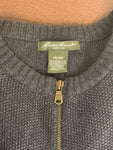 Eddie Bauer Grey Zip-up Cardigan - Mens XXL