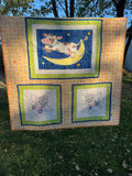 Cow Jumping Over the Moon Baby Quilt