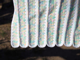 Pastel Scalloped Baby Blanket