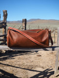 Luxury Cognac Leather Gear Bag