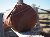 Luxury Cognac Leather Gear Bag
