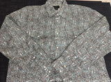 Men's Western Floral Snap
