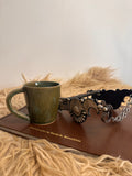 Handmade Basketweave Coffee Mug