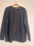 Eddie Bauer Grey Zip-up Cardigan - Mens XXL