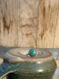 Green Turquoise Sterling Silver .925 Ring