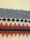 Vintage Squaw Valley Cream Knit Sweater- Women’s Large
