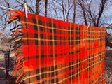 Red & Black Plaid Bedroll Blanket