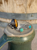 Green Turquoise Sterling Silver .925 Ring