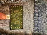 Vintage Denim Army Vest - M