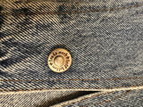 Vintage Denim Army Vest - M