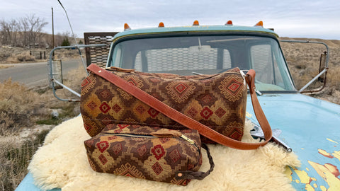 Desert Nomad Cowboy Carpet Bag Set