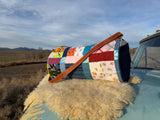 Patchwork Quilt Canvas Lined Carpet Gear Bag