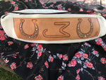 This Canvas and Leather Cantle Bag sits nicely on the back of your saddle, with a custom designed leather patch. Otherwise known as medicine bags or saddle bags.