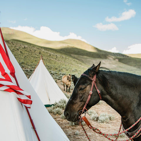 cowboy teepee tent Cowboy Teepee – J bar D Canvas and Leather
