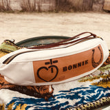 This Canvas and Leather Cantle Bag sits nicely on the back of your saddle, with a custom designed leather patch. Otherwise known as medicine bags or saddle bags.
